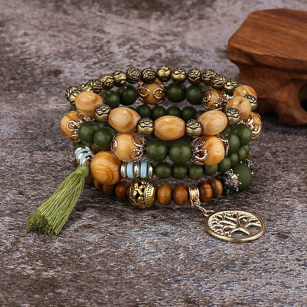 Indira | Boho-armbandenset