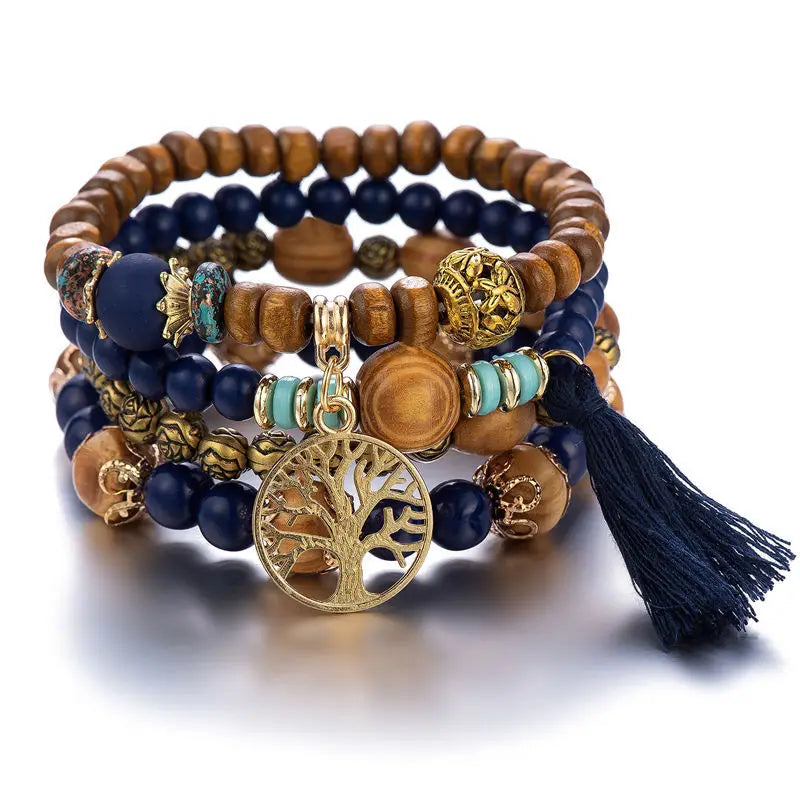 Indira | Boho-armbandenset