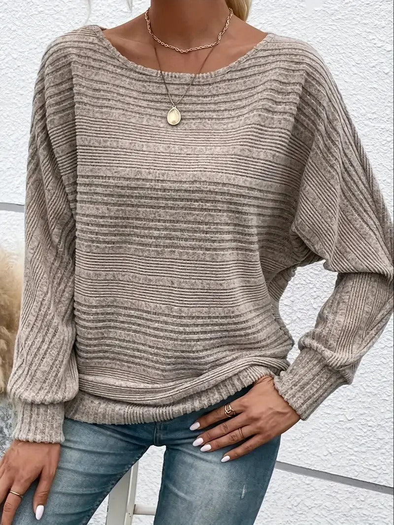 Dianalin | Dames Langarm Pullover | Ronde Halslijn