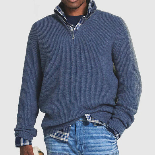 Darama - Pullover Business Casual met Rits