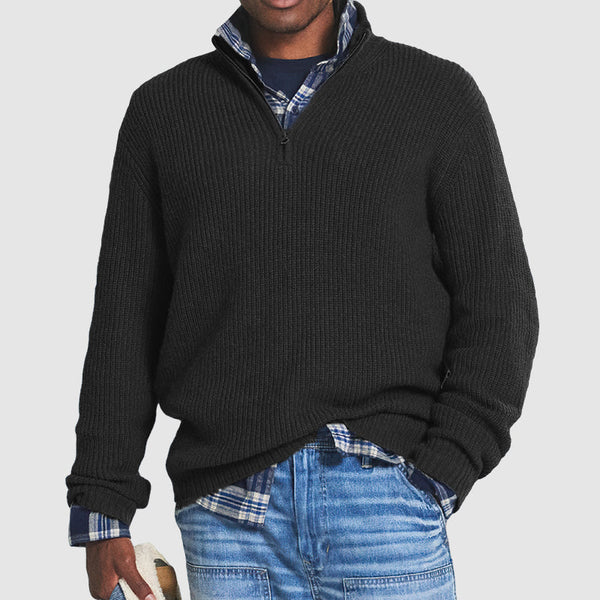 Darama - Pullover Business Casual met Rits